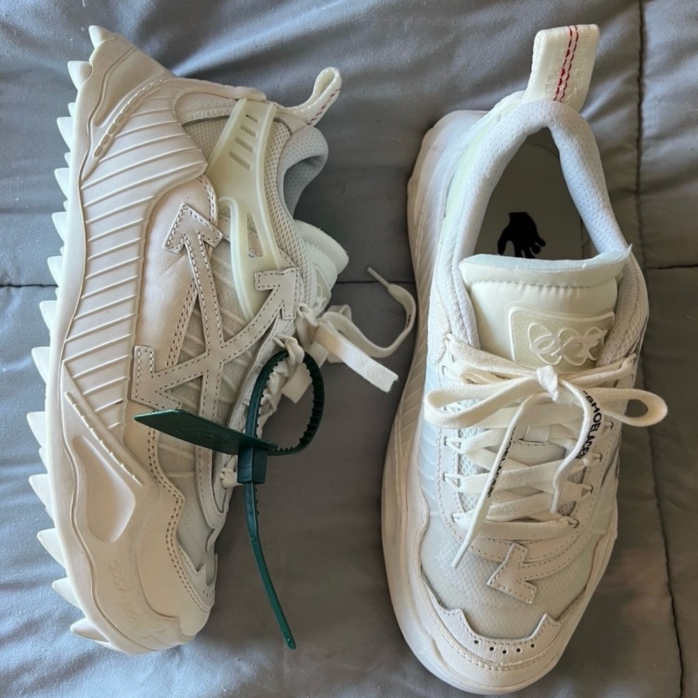 OFF-WHITE ODSY-1000 'WHITE' SNEAKER NWOT